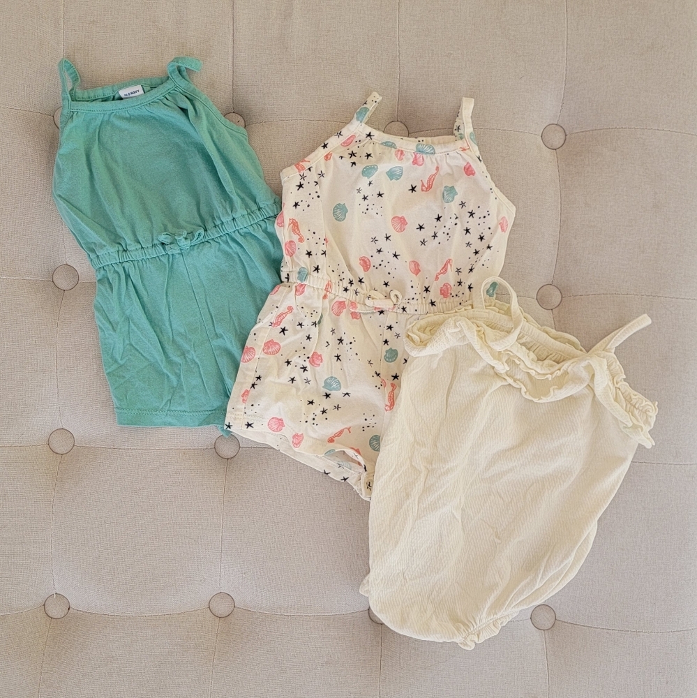 Baby Rompers & Onesie - Summer Clothes lot of 3